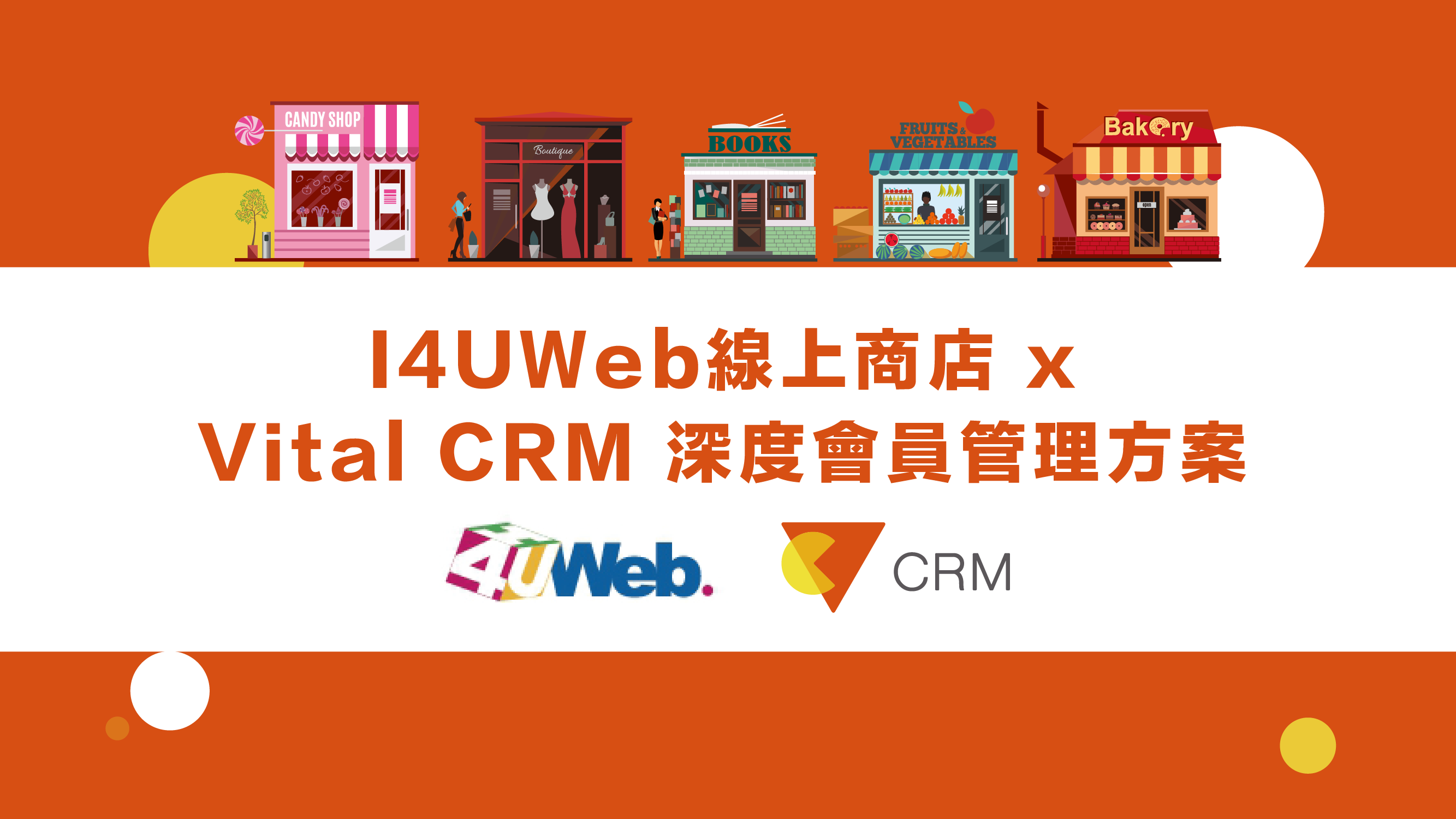 I4Uweb線上商店xVitalCRM深度會員管理方案