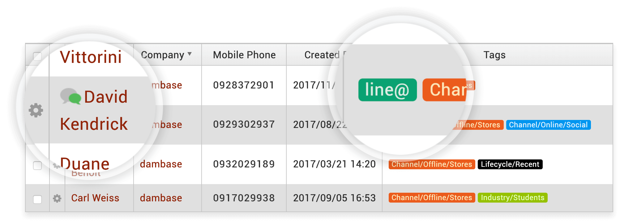 Vital CRM - LINE Integration Image 1