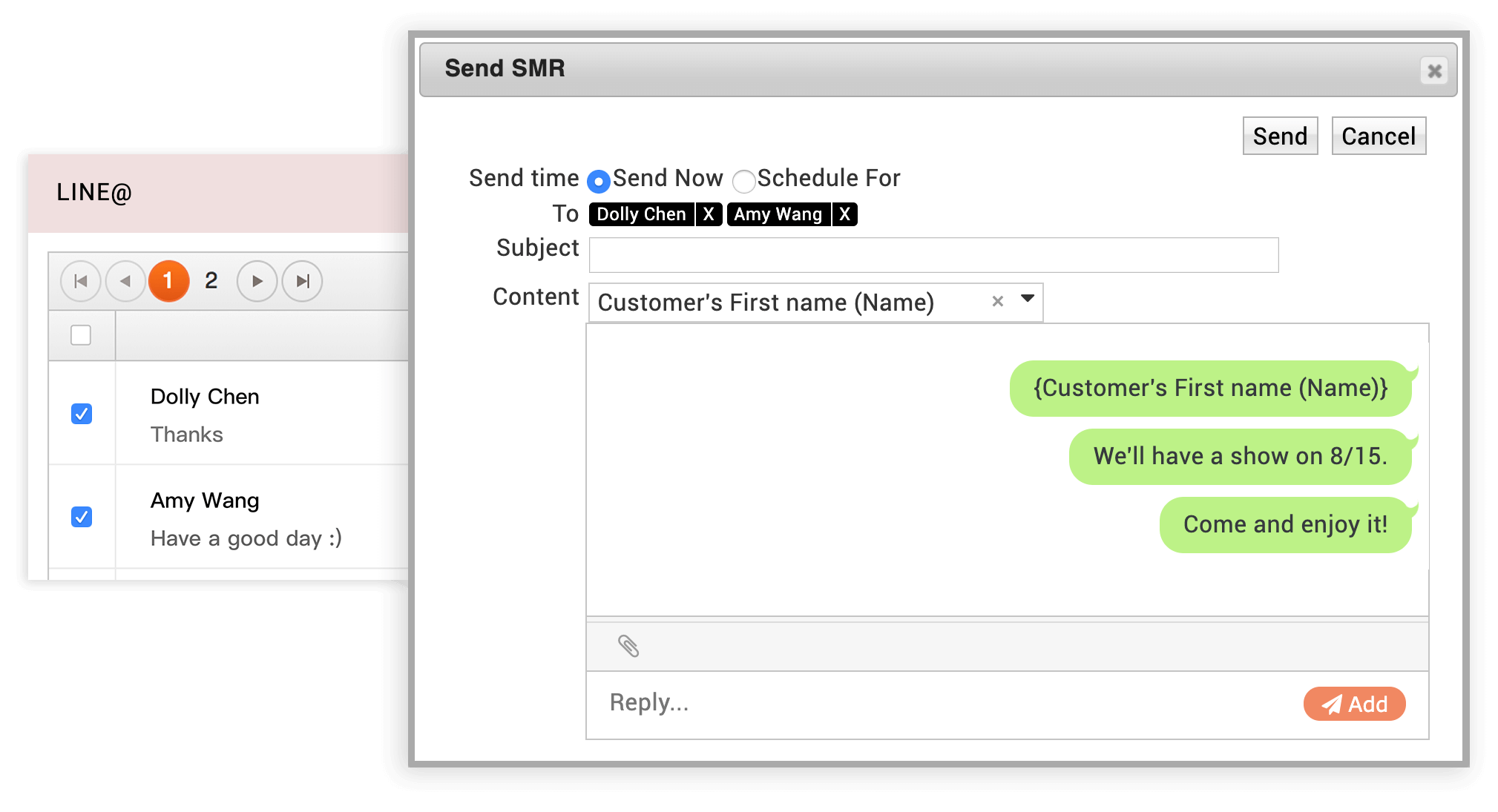 Vital CRM - LINE Integration Image 4