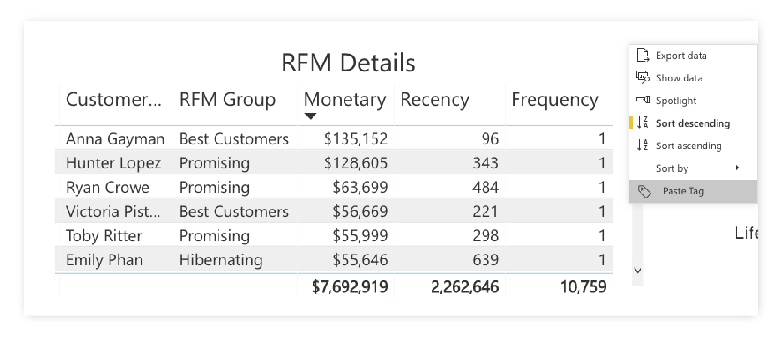 Vital CRM - Insight Analytical Module Image 4